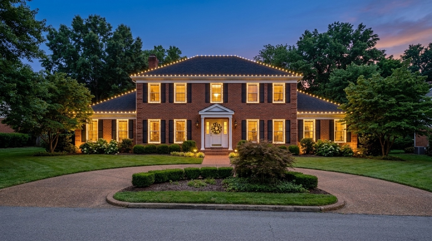Illuminated Colonial Estate